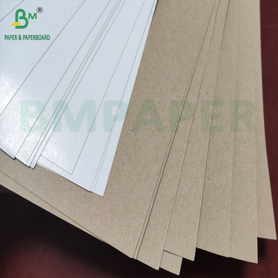 Jednostronny biały powlekany, wyższa wytrzymałość Kraftliner, biały papier 140g-220g