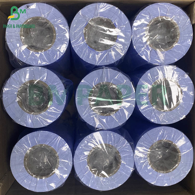 80gm Fioletowy Błękitny Papier Cyfrowy CAD Plotter Rolls Jedna Strona Biały 610mm X 50m 2calowy Rdzeń