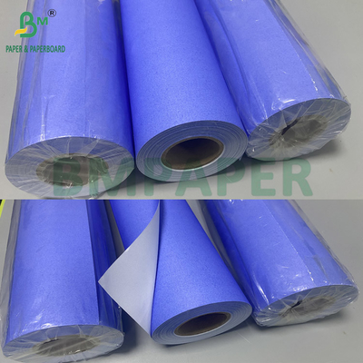 80gm Fioletowy Błękitny Papier Cyfrowy CAD Plotter Rolls Jedna Strona Biały 610mm X 50m 2calowy Rdzeń