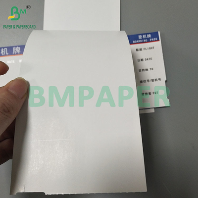 175GSM Biała kartka pusta, papier termiczny, drukowanie boczne karty pokładowej