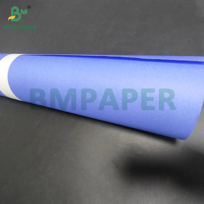 80gm Jednostronny papier rysunkowy Purpurowy Błękitny do inżynierii 610mm x 50m