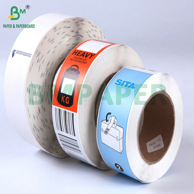 70g 80g Biały złożony karton termiczny Papier etykietowy