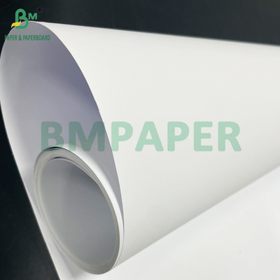 Jasno biały 24lb 28lb kolorowy atramentowy maty powlekany papierowy rolka 36c x 150ft