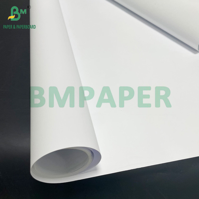 Jasno biały 24lb 28lb kolorowy atramentowy maty powlekany papierowy rolka 36c x 150ft