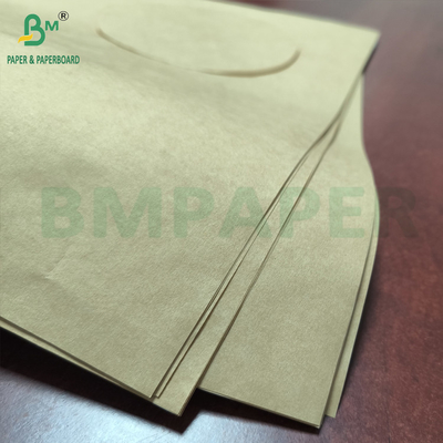 Wysokiej wytrzymałości naturalny papier kraft do torebek 70gm 80gm