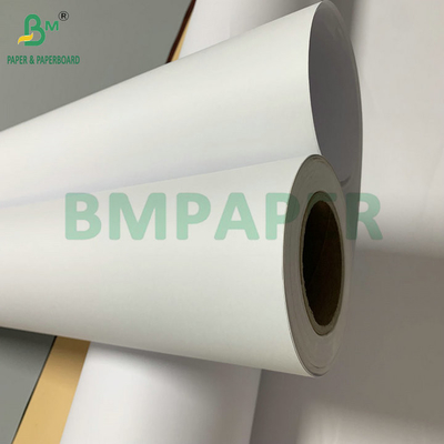 Niepowlekany biały papier CAD o wadze 20lb do druku atramentowego 36&quot; x 300' 3 rolki na karton