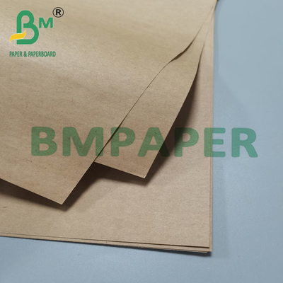 Naturalny kolor 60gm 100gm 120gm Brązowy papier rzemieślniczy do torebek na zakupy w arkuszach