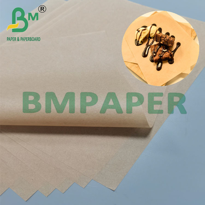 34 g 635 mm szerokość Żywnościowy niebielony papier kołnierzowy z tłuszczoodpornymi krzemionkami