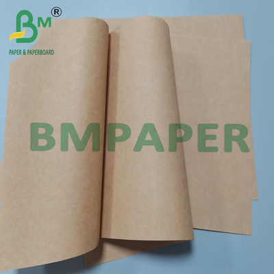 80g 25kg 40kg Trwały Kompostowalny Brązowy Wyciągający się Worek Papier Kraft