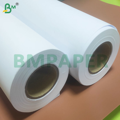 80 GSM Wysokiej dokładności Anti Curl CAD Plotter Paper Rolls 614mm Width
