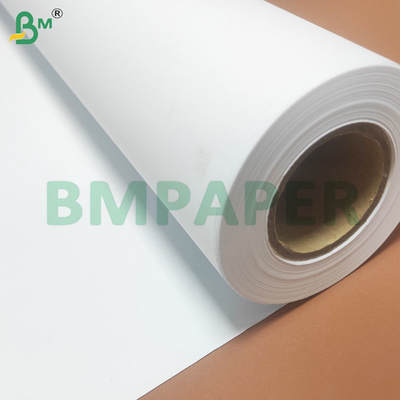 80 GSM Wysokiej dokładności Anti Curl CAD Plotter Paper Rolls 614mm Width