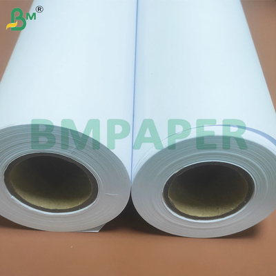 80 GSM Wysokiej dokładności Anti Curl CAD Plotter Paper Rolls 614mm Width