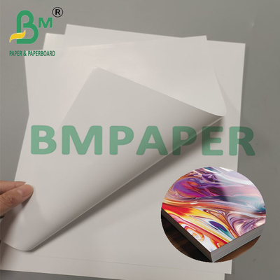128 gramów podwójny strona błyszczący i matowy powlekany papier artystyczny 27x34 "do magazynu