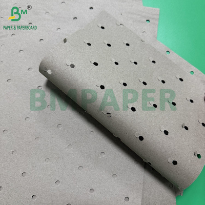 70gm 80gm Wręby z papieru Kraft z recyklingu, browna, perforowana, szeroka 20 - 100 cali