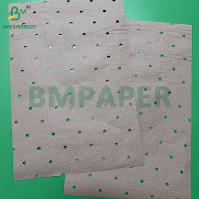70gm 80gm Wręby z papieru Kraft z recyklingu, browna, perforowana, szeroka 20 - 100 cali