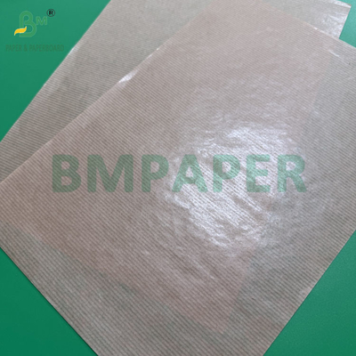 MG Niebielony naturalny brązowy papier kraft z paskami 50gm rolki 800mm szerokie rdzeń 76mm