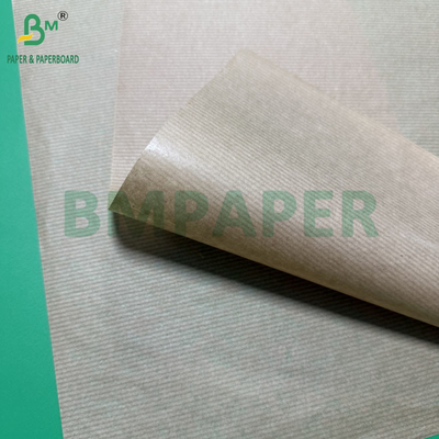 MG Niebielony naturalny brązowy papier kraft z paskami 50gm rolki 800mm szerokie rdzeń 76mm