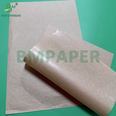 MG Niebielony naturalny brązowy papier kraft z paskami 50gm rolki 800mm szerokie rdzeń 76mm