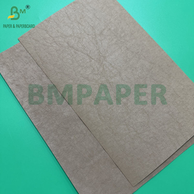 0.55mm 0.60mm ciemnobrązowe zmyte rolki papieru kraft do dżinsów Etykieta 150cm x 100m