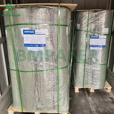 0.55mm 0.60mm ciemnobrązowe zmyte rolki papieru kraft do dżinsów Etykieta 150cm x 100m