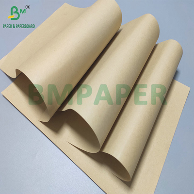 Pulpa drewniana wysokiej wytrzymałości 60 g 80 g Brązowa rolka papieru kraft do toreb papierowych