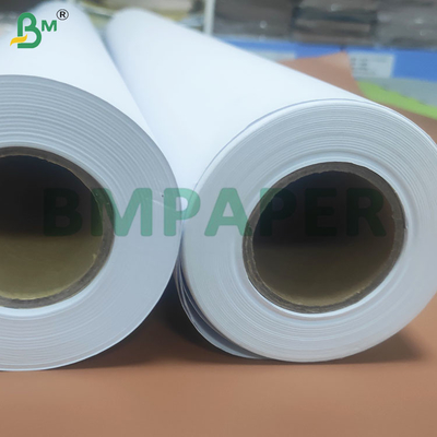 20lb Biały efekt dobrej druku Duży format CAD Plotter Paper Rolls