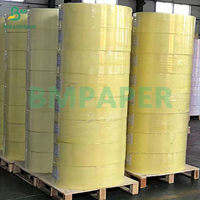 80gm CB CFB CF Carbonless Copy Paper Roll 242mm × 12000m Obraz Niebieski