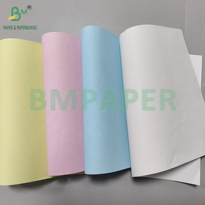 80gm CB CFB CF Carbonless Copy Paper Roll 242mm × 12000m Obraz Niebieski