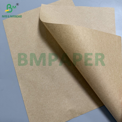 60gm Brown Kraft Greaseproof Paper Rolls For Fried Food Packaging Kit 7 Odporność na olej