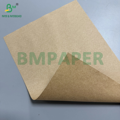 60gm Brown Kraft Greaseproof Paper Rolls For Fried Food Packaging Kit 7 Odporność na olej