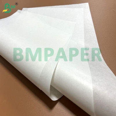 40 gm 45 gm Biały Dziewiczy Woskany Papier Kraft do pakowania kanapek 18x18
