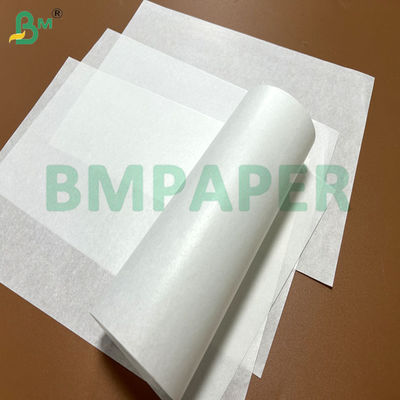 40 gm 45 gm Biały Dziewiczy Woskany Papier Kraft do pakowania kanapek 18x18