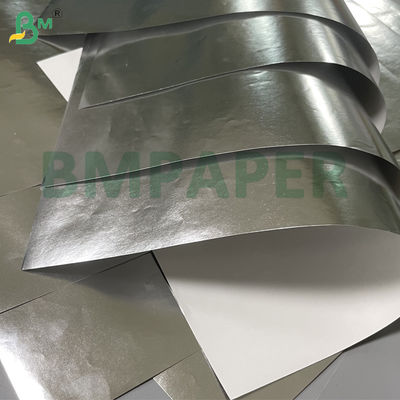 56gsm Papier spożywczy srebrny odporny na wysokie temperatury powlekany aluminium do pakowania hamburgerów