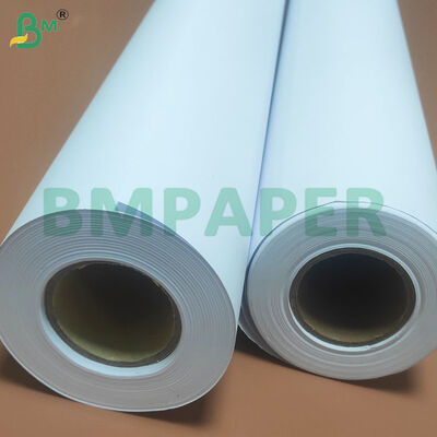 80 Gsm 2 inch 3 inch Core Size White CAD Plotter Paper Rolls