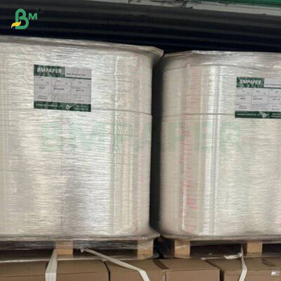 Drukowalny papier o dobrej wytrzymałości na rozciąganie 28 gramów Biały papier opakowaniowy ze słomy