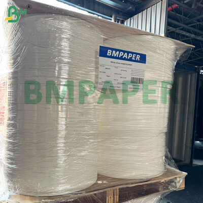 Wręby pocięte Biały papier kraft do pakowania słomy 24 gm 35 mm