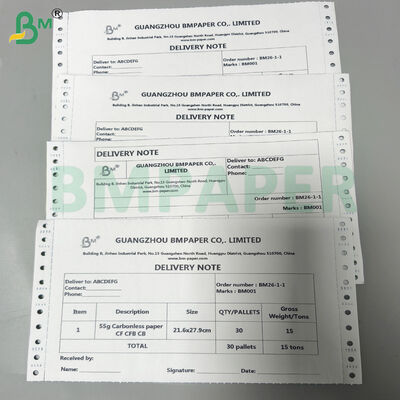Arkusz papieru bezwęglowego o bazie wielobarwnej CFB CFB CB dla podwójnej formy