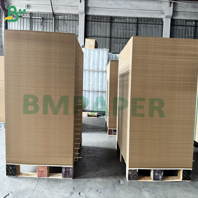 Wysokowytrzymały niebielony papier kraft 50lb, wysoce rozciągliwy papier kraft do worków cementowych