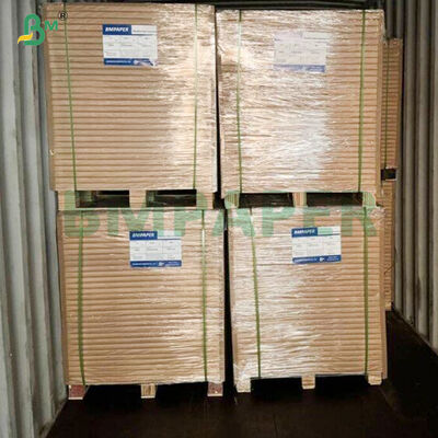 300 gm Papier Kraft o podwójnej stronie PE powlekany, tłuszczoodporny, brązowy