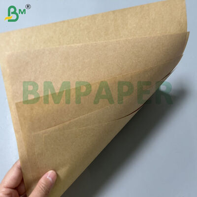 Papier tłuszczoodporny brązowy 60 g/m² 70 g/m² 1000 mm 1100 mm do margaryny