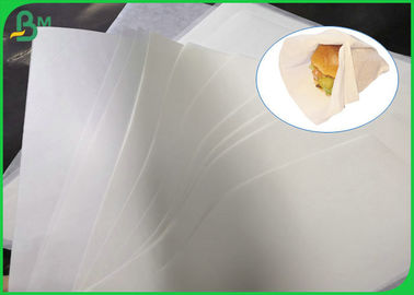 Żywność FDA certyfikowany MG Kraft Paper 30 gm 35 gm 40 gm dla hamburgerów papier opakowaniowy