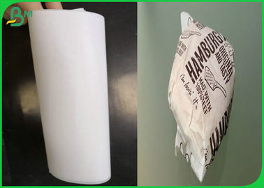 Żywność FDA certyfikowany MG Kraft Paper 30 gm 35 gm 40 gm dla hamburgerów papier opakowaniowy
