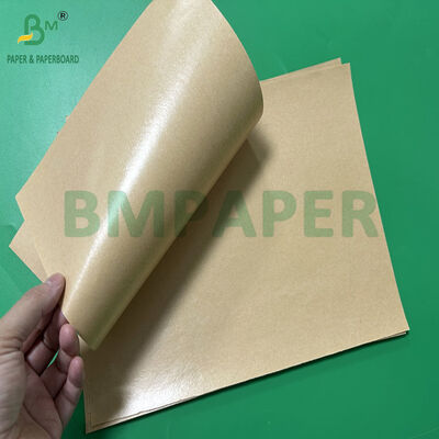 Brązowy papier pakowy powlekany poliestrem klasy spożywczej 40 + 9 do pakowania sztućców 800 mm 900 mm