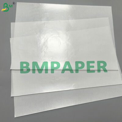 Food Safe Yogurt Lid Coated Paper 43 / 45gsm Anti - Crack Bleached Kraft