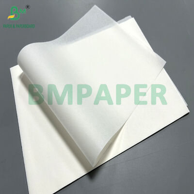 35 gm 40 gm Biały papier tłuszczoodporny do torebek do szybkiego jedzenia 390 mm 532 mm