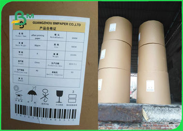 70 gm 80 gm 100 gm Niepowlekany papier ofset do książek Wysoka gładkość