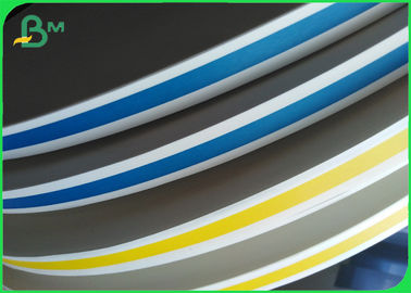 FDA 60gm Niebielony Papier Kraft 15mm Roll do produkcji słomek papierowych