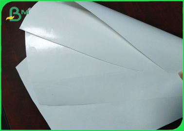 70 gm + 10 g PE pokryty biały papier offsetowy bez drewna do opakowań