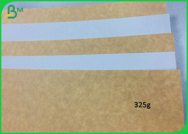 Bezpłatne próbki wspierane 250g 325g 365g powlekany karton z papieru kraft do pudełka żywnościowego