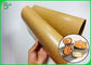 300g Olejoodporny brązowy papier powlekany PE Kraft Foodgrade na pojemnik na lunch lub tacę